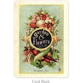 Prospero Art Garden & Flowers Playing Cards