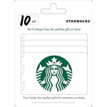 Starbucks $10 Gift Cards