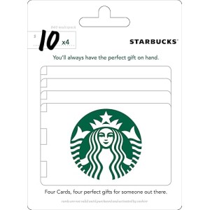 Starbucks $10 Gift Cards