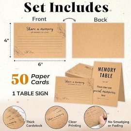 Share A Memory Card For Celebration Of Life Decorations Ideas